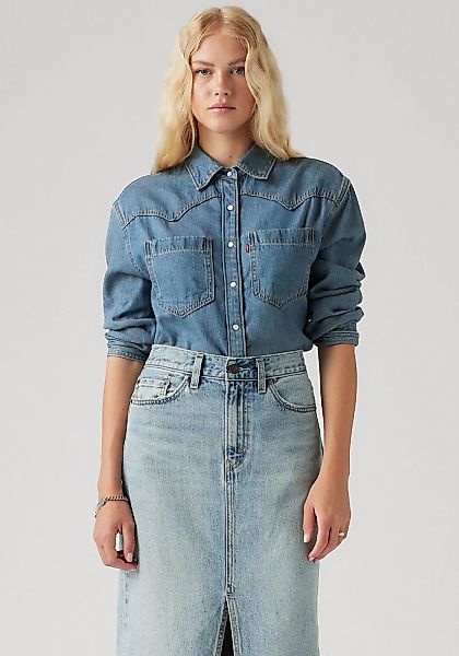 Levis Jeansbluse "TEODORA WESTERN SHIRT", mit Druckknöpfen günstig online kaufen