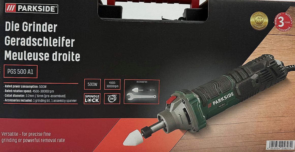 Parkside Geradschleifer PGS 500 A1, 500W, günstig online kaufen