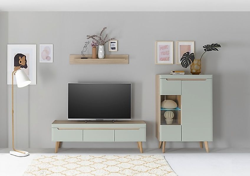 INOSIGN Wohnwand »Torge, Anbauwand, Schrankwand, Mediawand, Wohnzimmer-Set« günstig online kaufen