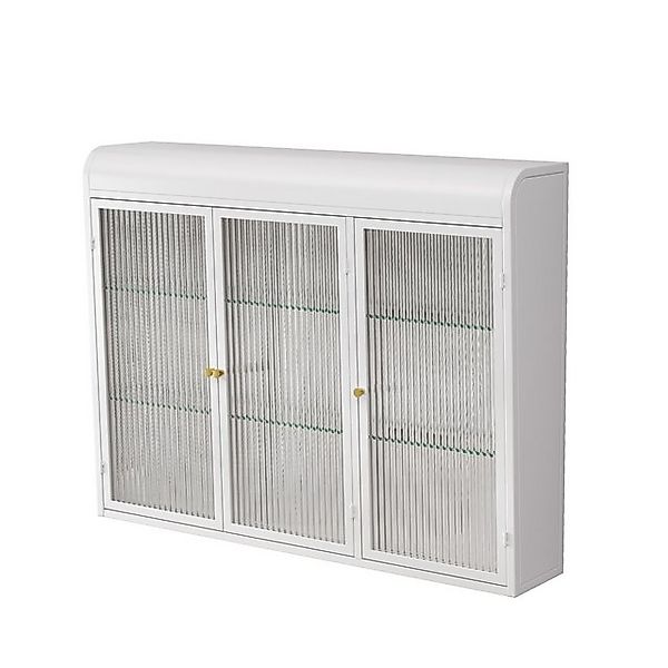 Celya Hängeschrank Wandhängeschrank 3-türiger, gewölbter Glasschrank günstig online kaufen