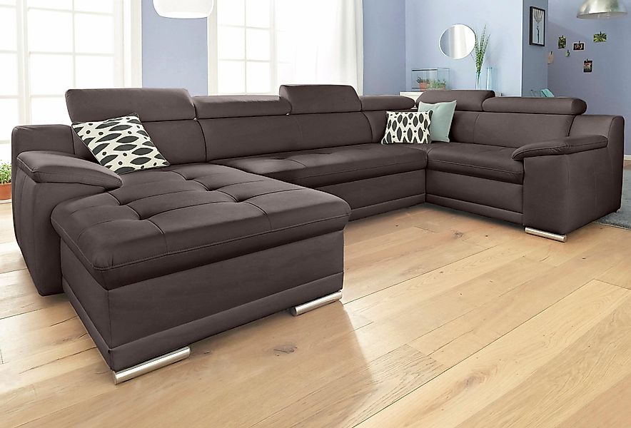 sit&more Wohnlandschaft Andiamo U-Form, mit Kopfteilverstellung, günstig online kaufen