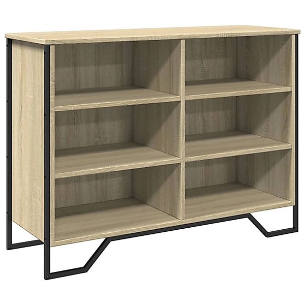 vidaXL Sideboard Sonoma-Eiche 101x35,5x74,5 cm Holzwerkstoff 848555 günstig online kaufen