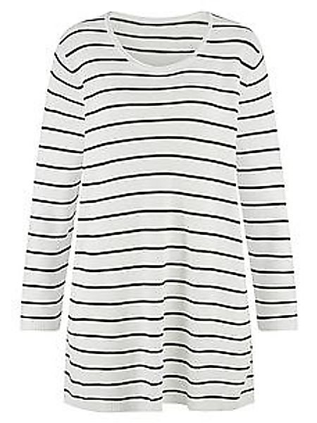 Rundhals-Pullover 3/4-Arm Emilia Lay weiss günstig online kaufen