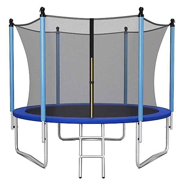 Costway Trampolin Outdoor Ø305 cm GS Zertifiziert mit Leiter & Netz günstig online kaufen
