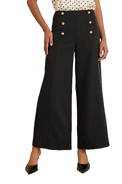 Love & Roses Palazzohose Love & Roses Hose mit weitem Bein (1-tlg) günstig online kaufen