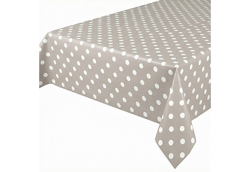 Beautex Tischdecke Punkte Wachstuchtischdecke OVAL RUND ECKIG, Wachstuch ab günstig online kaufen