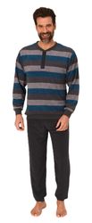 Normann Pyjama Herren Schlafanzug langarm in günstig online kaufen