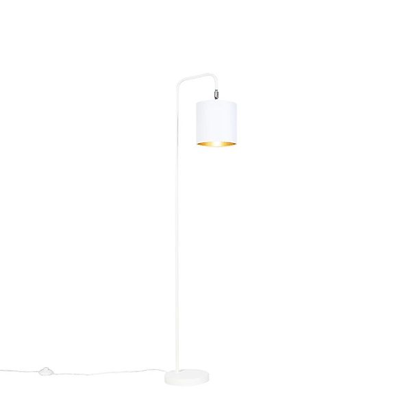 Qazqa Stehlampe Lofty, ohne Leuchtmittel, E27, günstig online kaufen