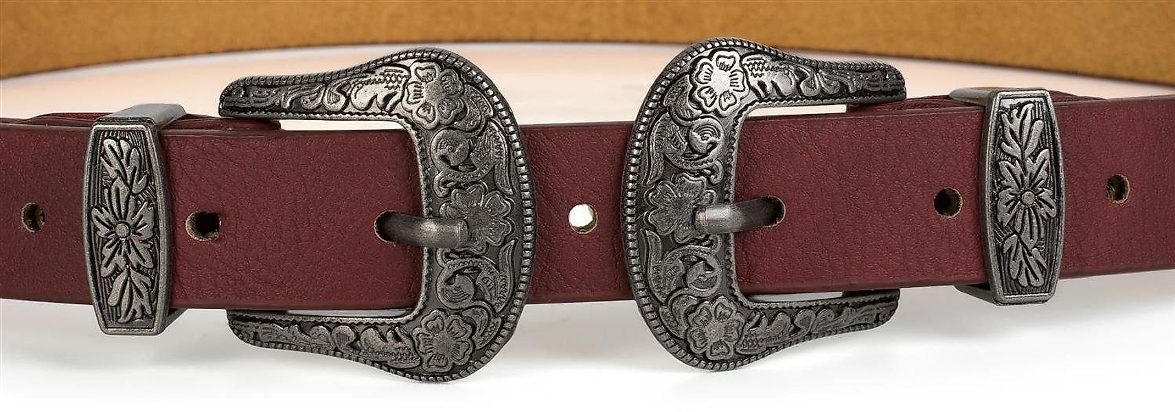 styleBREAKER Taillengürtel Gürtel mit Doppelter Schnalle, günstig online kaufen