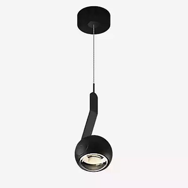 Occhio Io Sospeso Var Flat C Pendelleuchte LED, Kopf schwarz matt/Abdeckung günstig online kaufen