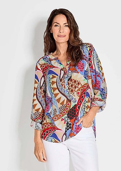 GOLDNER Schlupfbluse Kurzgröße: Druckbluse günstig online kaufen