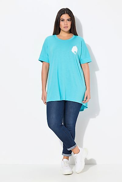 Ulla Popken T-Shirt T-Shirt Rückendruck Oversized günstig online kaufen
