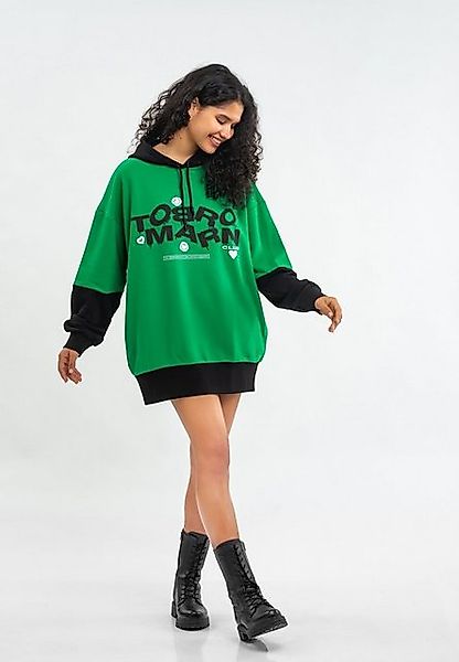Tom Barron Kapuzensweatshirt WOMEN OVERSIZE FIT TUNIC SWEATSHIRT günstig online kaufen