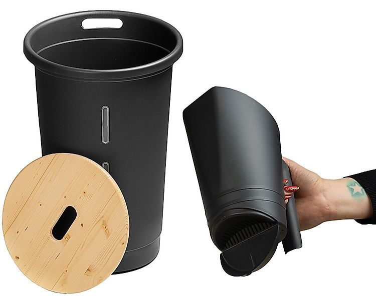 ONDIS24 Aufbewahrungsbox Pelletbehälter Aufbewahrungsbehälter mit Deckel au günstig online kaufen