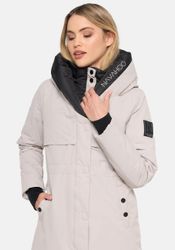 Navahoo Kurzmantel "Snowelf" Wintermantel mit hohem Kragen und großer Kapuz günstig online kaufen