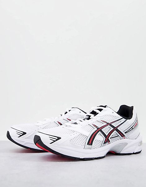 Asics – Gel-1130 – Sneaker in Weiß und Rot günstig online kaufen
