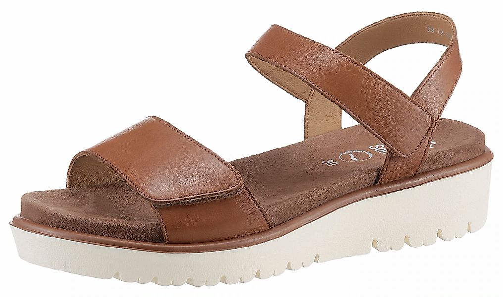 Ara Sandalette "BILBAO", Sommerschuh, Sandale, Keilabsatz, Klett, Weite G ( günstig online kaufen