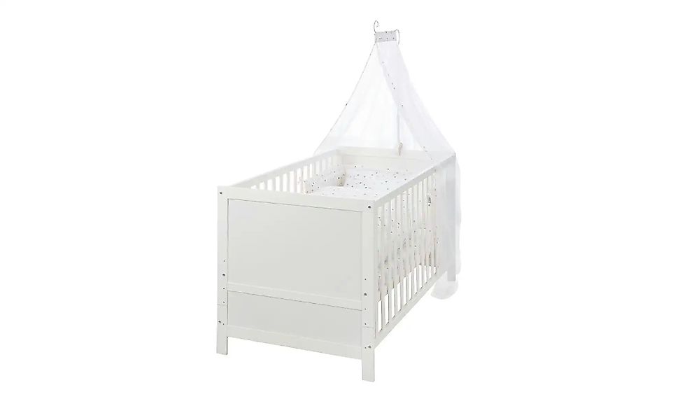 Roba Komplettbettset Sternenzauber grau   ¦ weiß ¦ Maße (cm): B: 78 H: 78 B günstig online kaufen