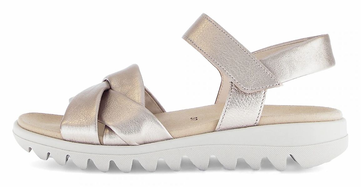 Gabor Riemchensandale, Sommerschuh, Keilsandalette, Bequemschuh mit Klettve günstig online kaufen