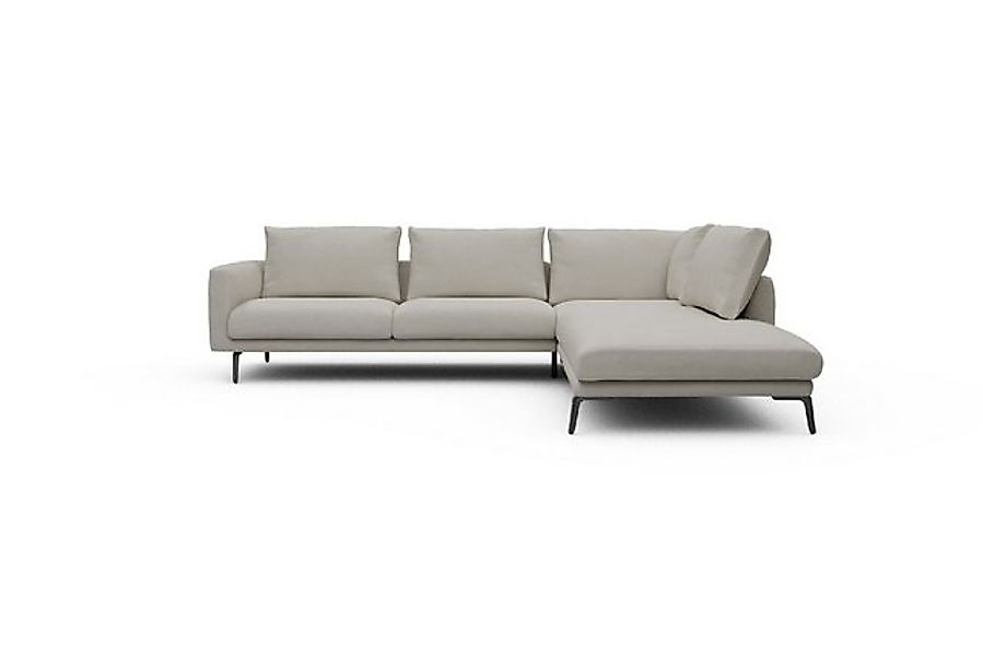 moebelfaktor Ecksofa Karl Relax-Ecke rechts mit 2,5-Sitzer, Schlanker Rahme günstig online kaufen