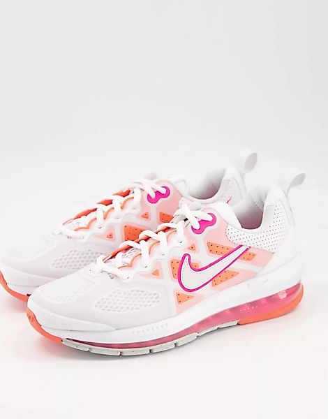 Nike – Air Max Genome – Sneaker in Weiß und Rosa günstig online kaufen