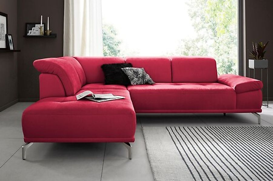 Places of Style Ecksofa »Caluna«, Inkl.Sitztiefenverstellung, wahlweise mit günstig online kaufen