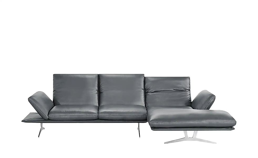 KOINOR Ecksofa Echtleder Francis ¦ grau ¦ Maße (cm): B: 314 H: 93 T: 159.0 günstig online kaufen