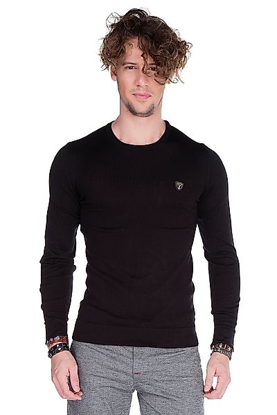 Cipo & Baxx Rundhalspullover CP148 günstig online kaufen