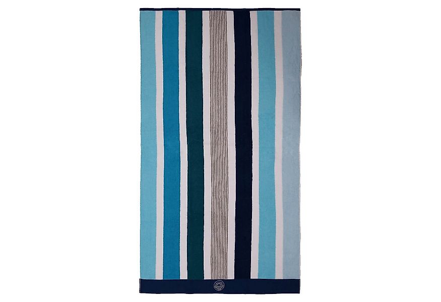Depotex Strandtuch Strandlaken Streifen Blau, Baumwolle (1-St), Strandtuch, günstig online kaufen