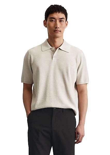 Marc OPolo Kurzarmpullover "mit feiner Piqué-Struktur" günstig online kaufen