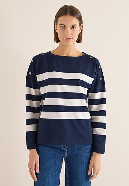 CECIL Langarmshirt mit U-Boot-Ausschnitt günstig online kaufen