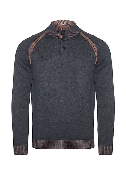 MARVELIS Stehkragenpullover Strickpullover - Casual Fit - Stehkragen - Stru günstig online kaufen