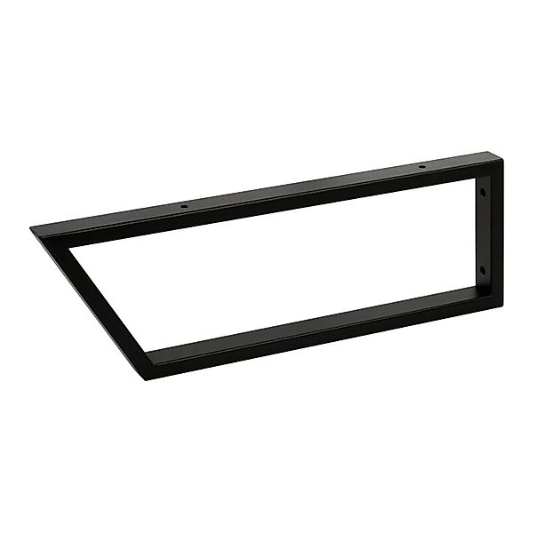 SOTECH 1 x Waschtischkonsole TWK500 500 x 150 mm Stahl Schwarz Matt Vorders günstig online kaufen