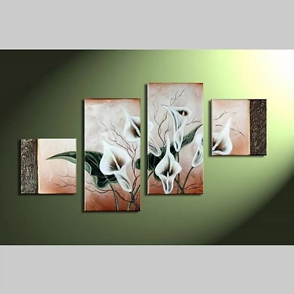 4 Leinwandbilder CALLAS (1) 80 x 50cm Handgemalt günstig online kaufen