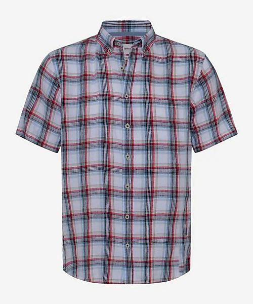 Brax Langarmhemd Dan U (44-3508) Leinenhemd günstig online kaufen