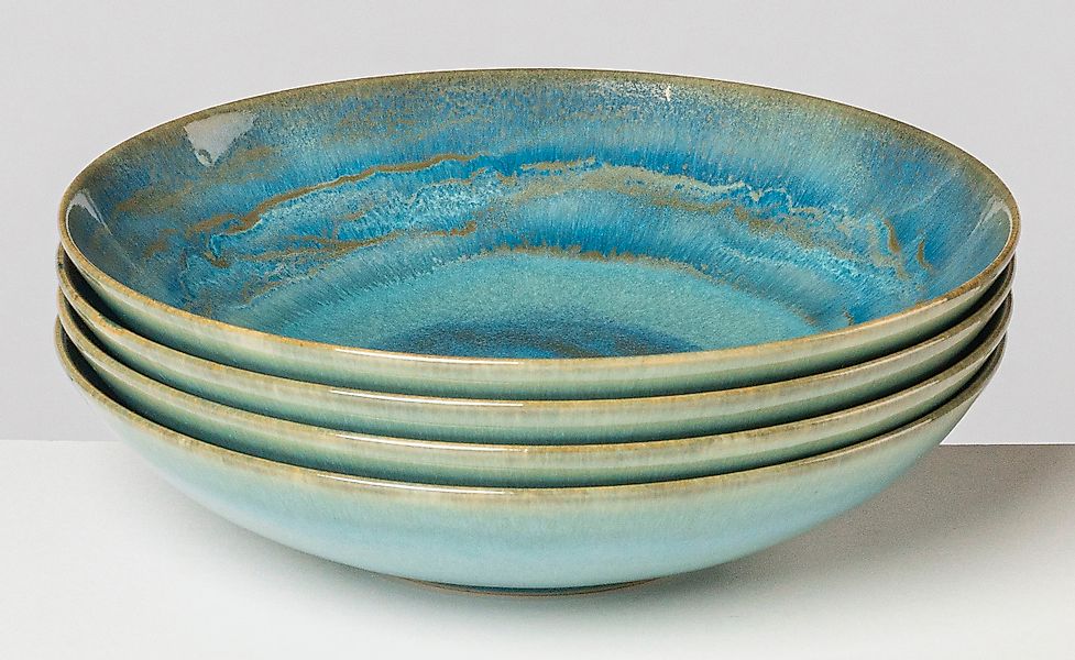 gipfelstück Suppenteller »Tiefer See«, (Set, 4 St.), Scandi-Style, glänzend günstig online kaufen