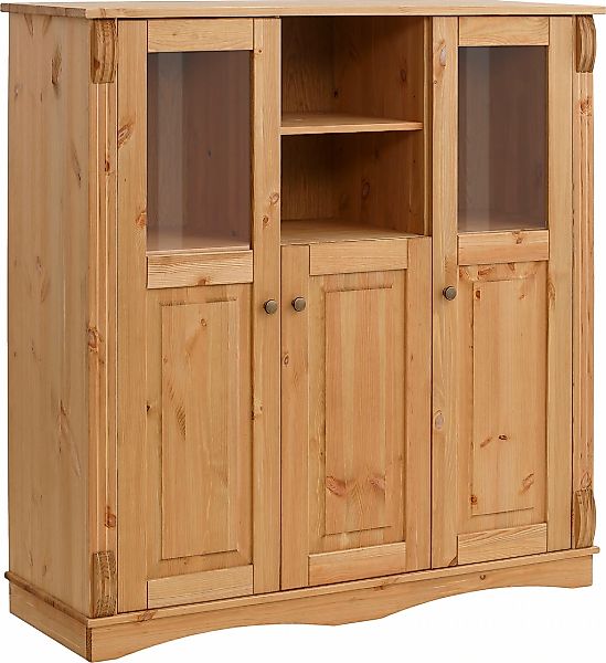 OTTO home Highboard "Teresa" Maße (B/T/H): 119/40/120 cm, Vitrine, Türen mi günstig online kaufen