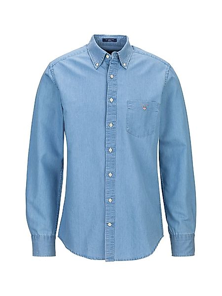 Gant Langarmhemd THE INDIGO SHIRT REGLS günstig online kaufen