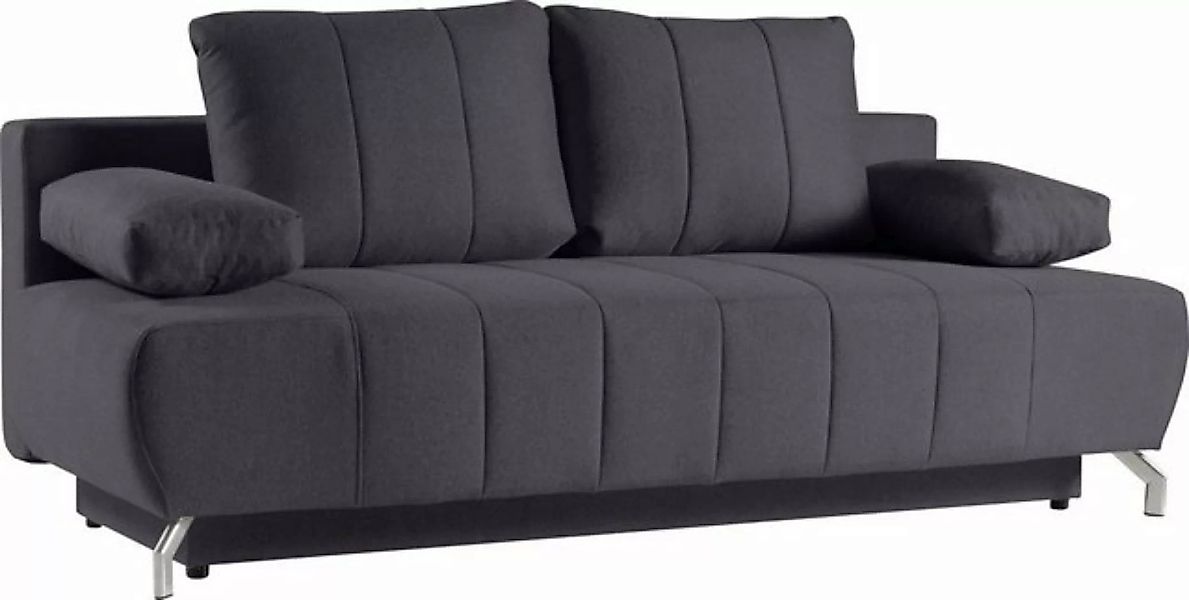 WERK2 Schlafsofa Troya, 2-Sitzer Sofa und Schlafcouch mit Federkern & Bettk günstig online kaufen