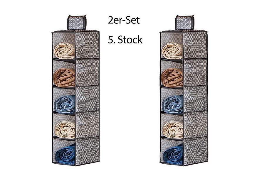 LAPAPRO Aufbewahrungsbox 5-lagiges Hängeregal für den Schrank,tragbarer hän günstig online kaufen