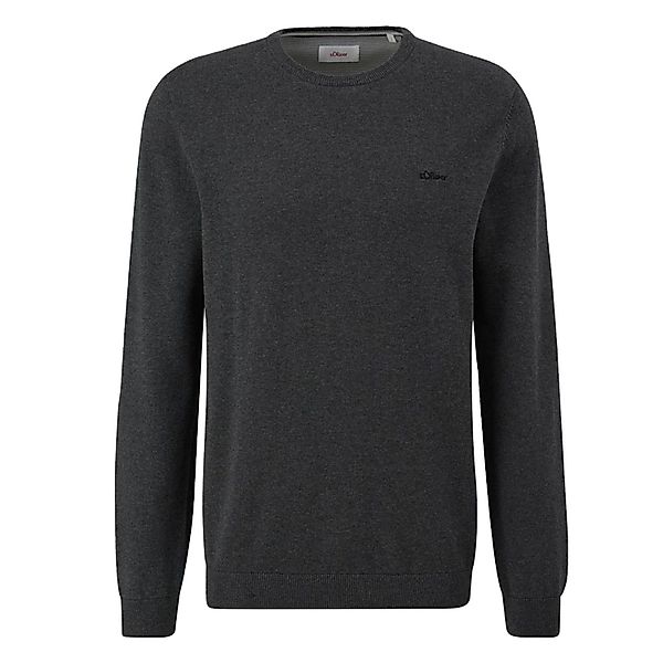 s.Oliver Strickpullover Strickpullover mit Logo-Stickerei Logo günstig online kaufen