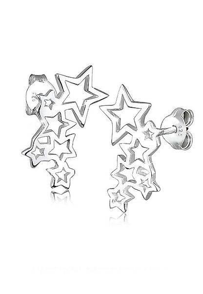Elli Paar Ohrstecker Sterne Astro Trend Cut Out 925 Sterling Silber, Sterne günstig online kaufen