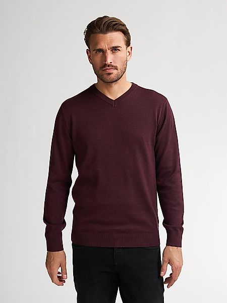 Petrol Industries V-Ausschnitt-Pullover V-Neck Basi Materialmix günstig online kaufen