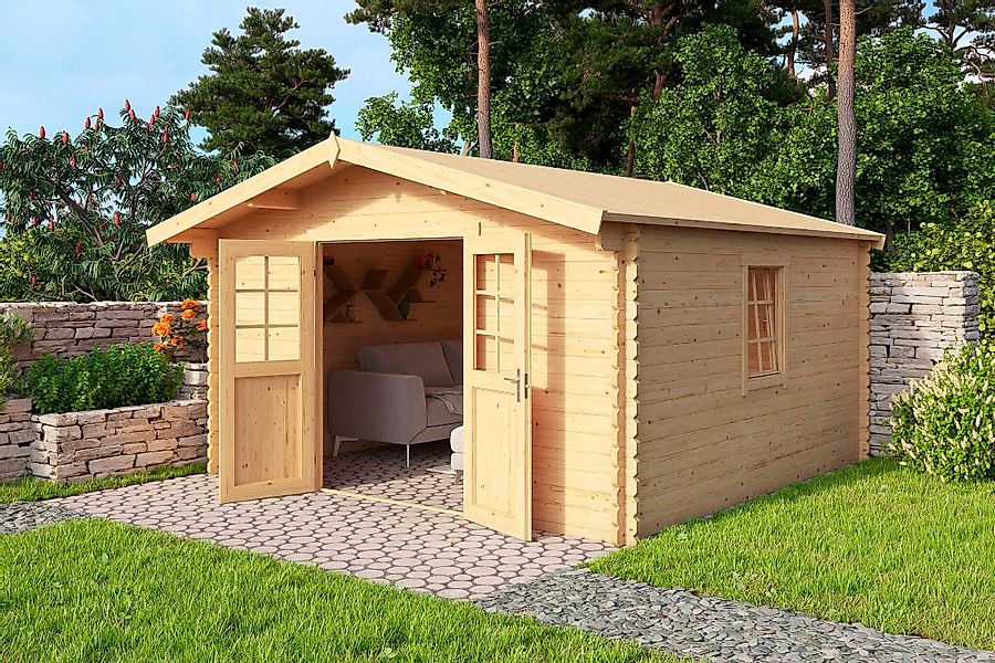 KONIFERA Gartenhaus Nienstedten 1, BxT: 396x296 günstig online kaufen