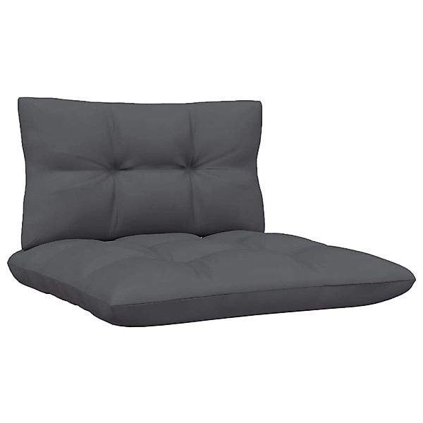 vidaXL 7-tlg Garten-Lounge-Set mit Anthrazit Kissen Kiefernholz Modell 2 günstig online kaufen