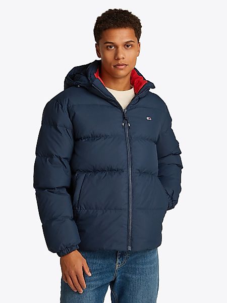 Tommy Jeans Steppjacke "TJM ESSENTIAL DOWN JACKET EXT" mit Kapuze Winterjac günstig online kaufen