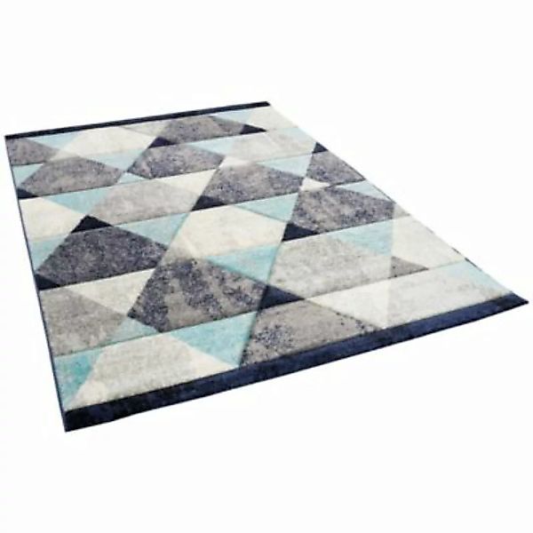 Pergamon Designer Teppich Maui Modern Rauten Teppiche graublau Gr. 140 x 20 günstig online kaufen