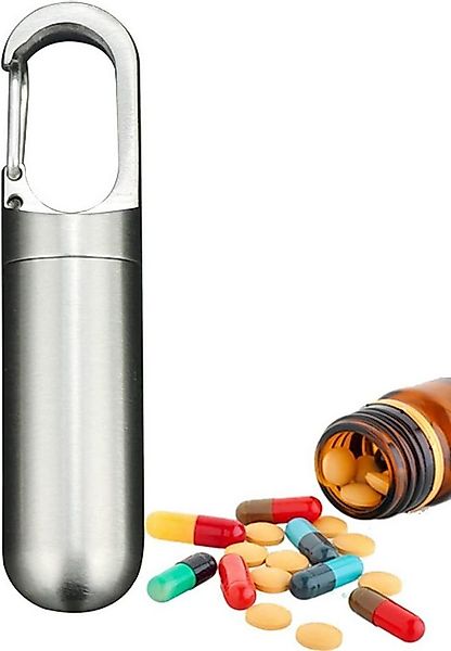Luckice Pillendose Reise-Medikamentendose Pillendöschen Lebensmittelecht (P günstig online kaufen