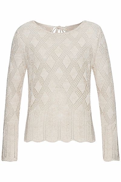 LASCANA Ajourpullover, mit tollem Lochstrickmuster, weiche Strickware mit m günstig online kaufen