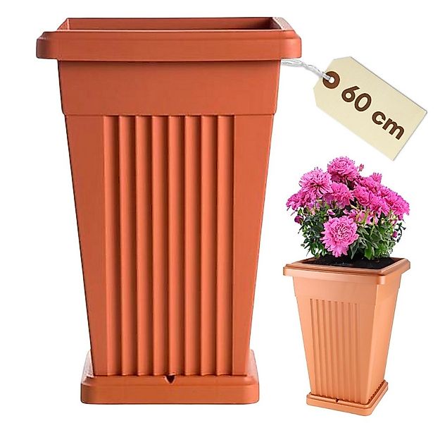 GarPet Pflanzkübel Pflanzkübel Groß Außen Pflanzkübel Pyramide Blumenkübel günstig online kaufen